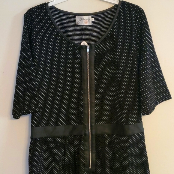 Black Polka Dot Julian Dress - Picture 4 of 5